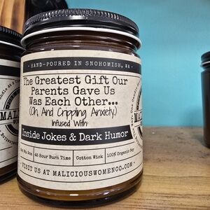 Brown Scented Candle